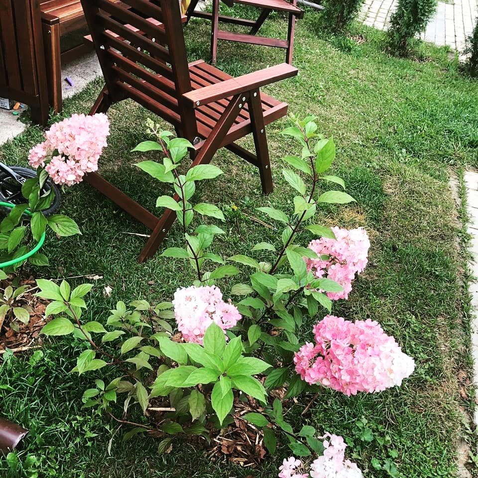 зона отдыха у таунхауса