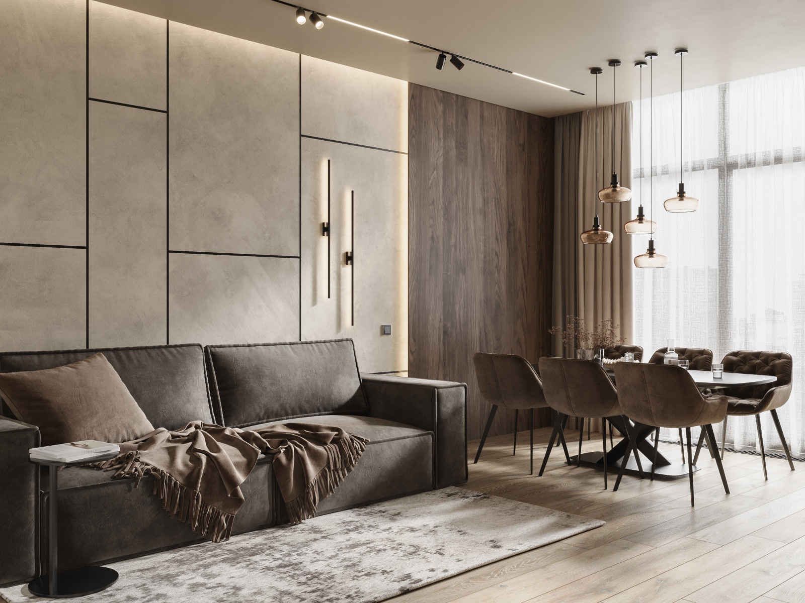 дизайн апартаментов в Зеленоградске, ЖК Атлантис