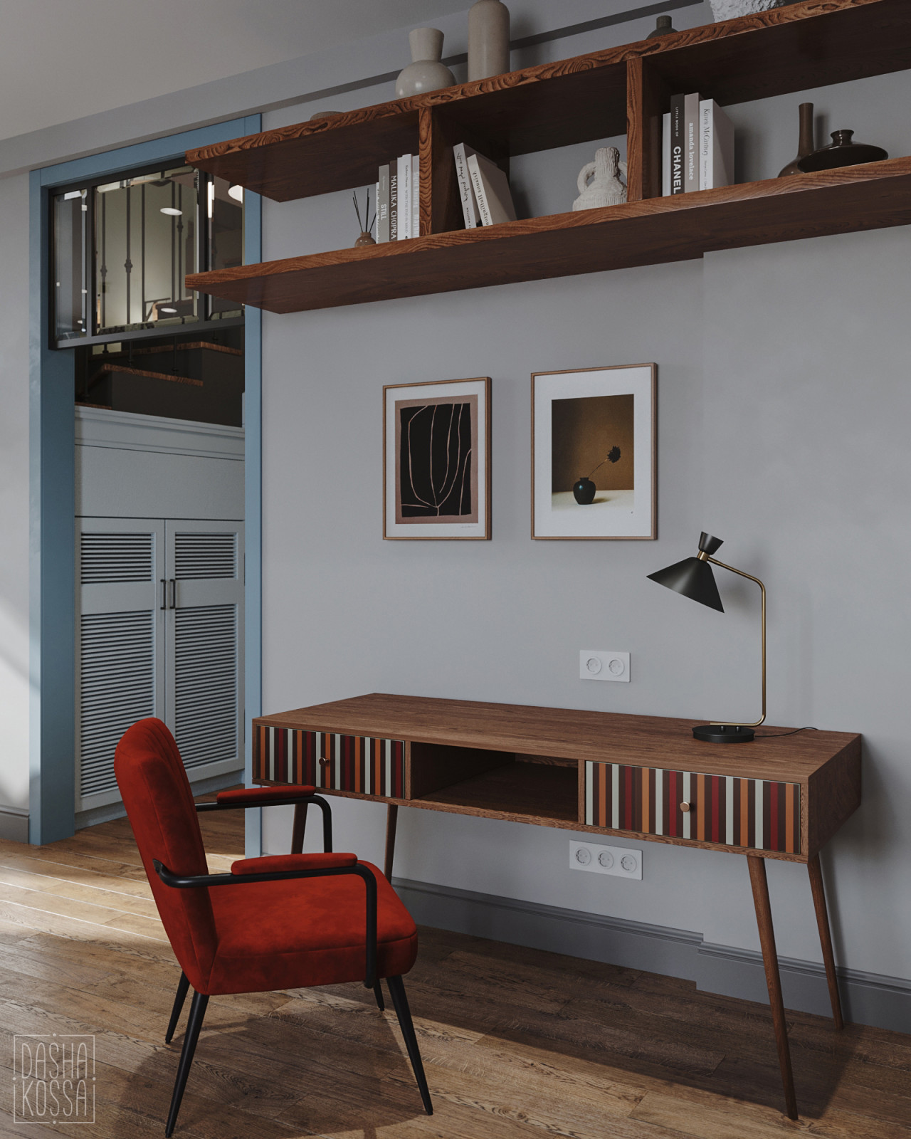 Двухуровневая квартира, шоу рум для девелоперов