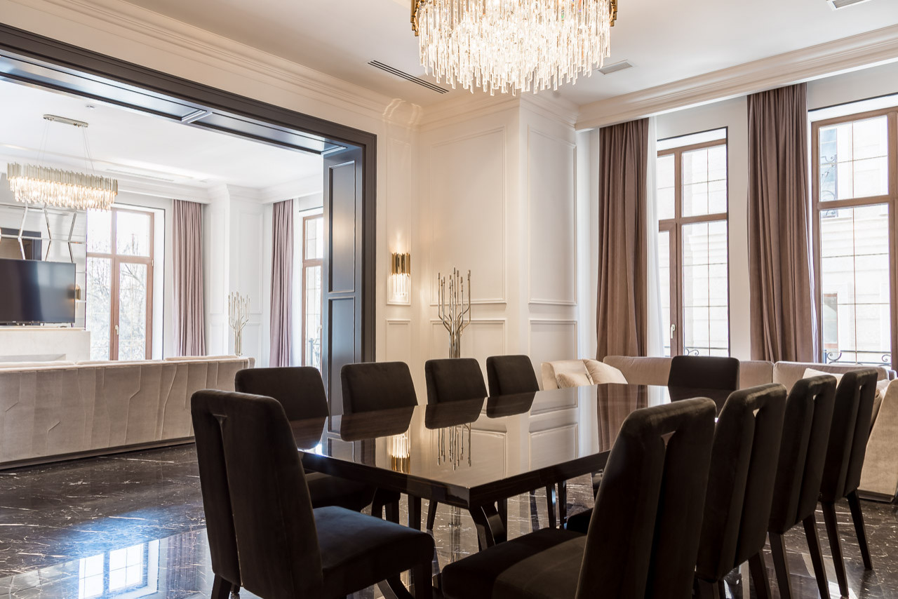 Коттедж. Современный Ар деко