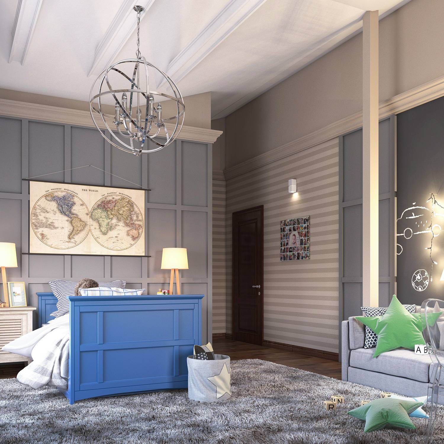 Визуализация детских комнат