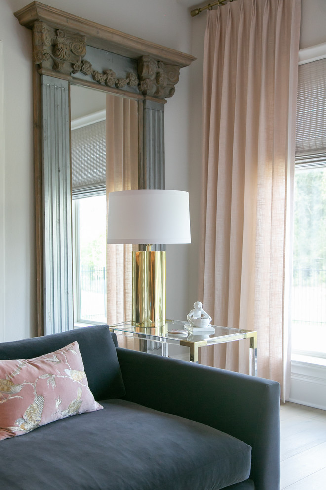 Inspiration for a transitional home design remodel in Houston