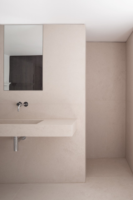 Minimalist Home Refurbishment in Mayfair - London bathroom