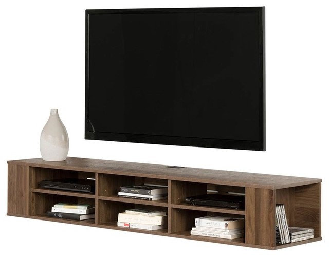City Life 66 Wide Wall Mounted Media Console