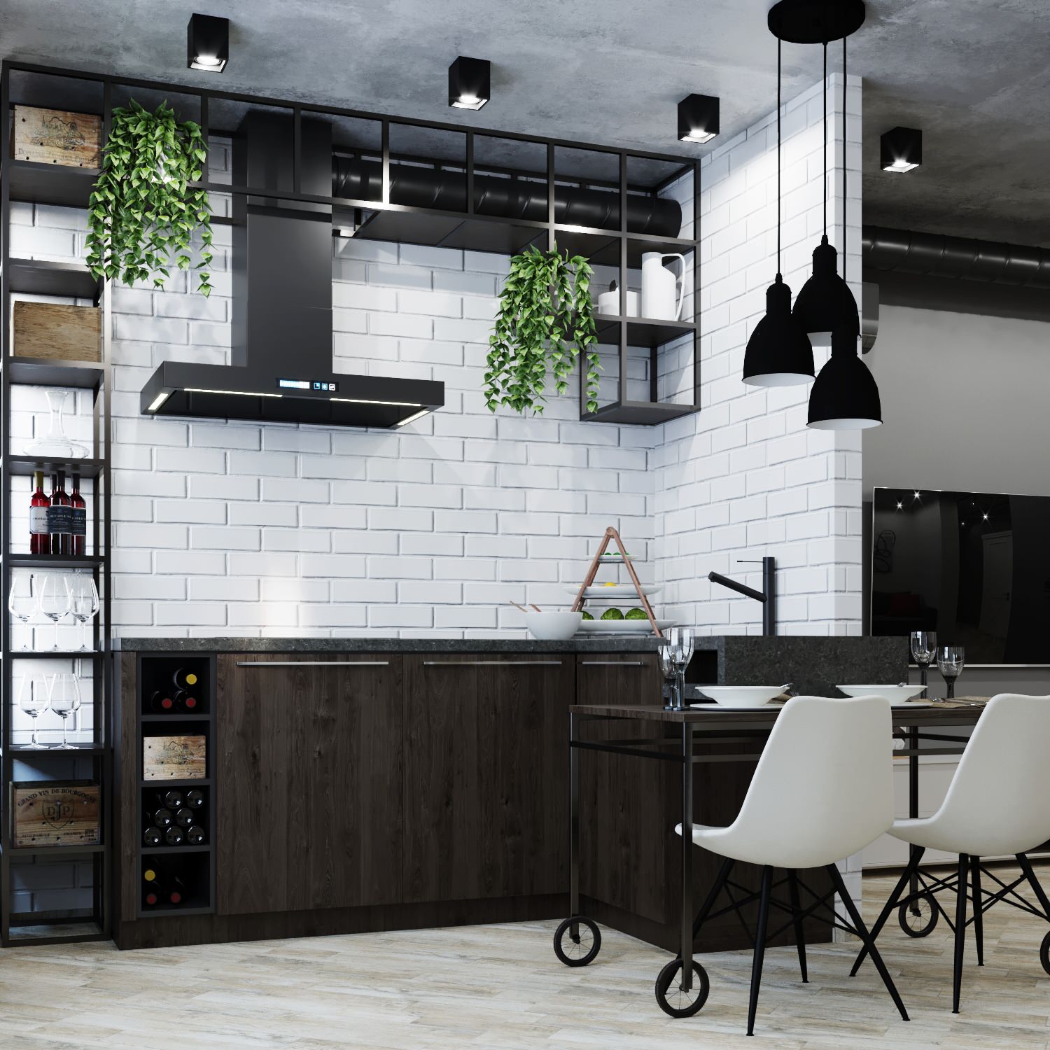 Дизайн проект в ЖК "Три богатыря" г. Тюмень