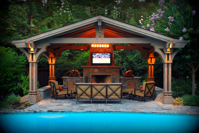 Pergola & Pavilion - Alamo, CA - Traditional - Pool - San Francisco ...