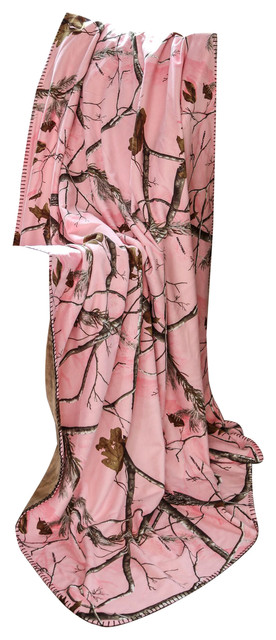 Realtree AP Pink Throw - Rustic - Throws - by Carstens | Houzz
