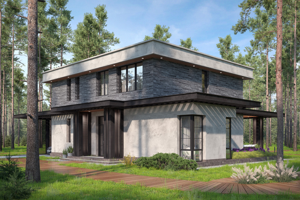 Современный дом в Подушкино