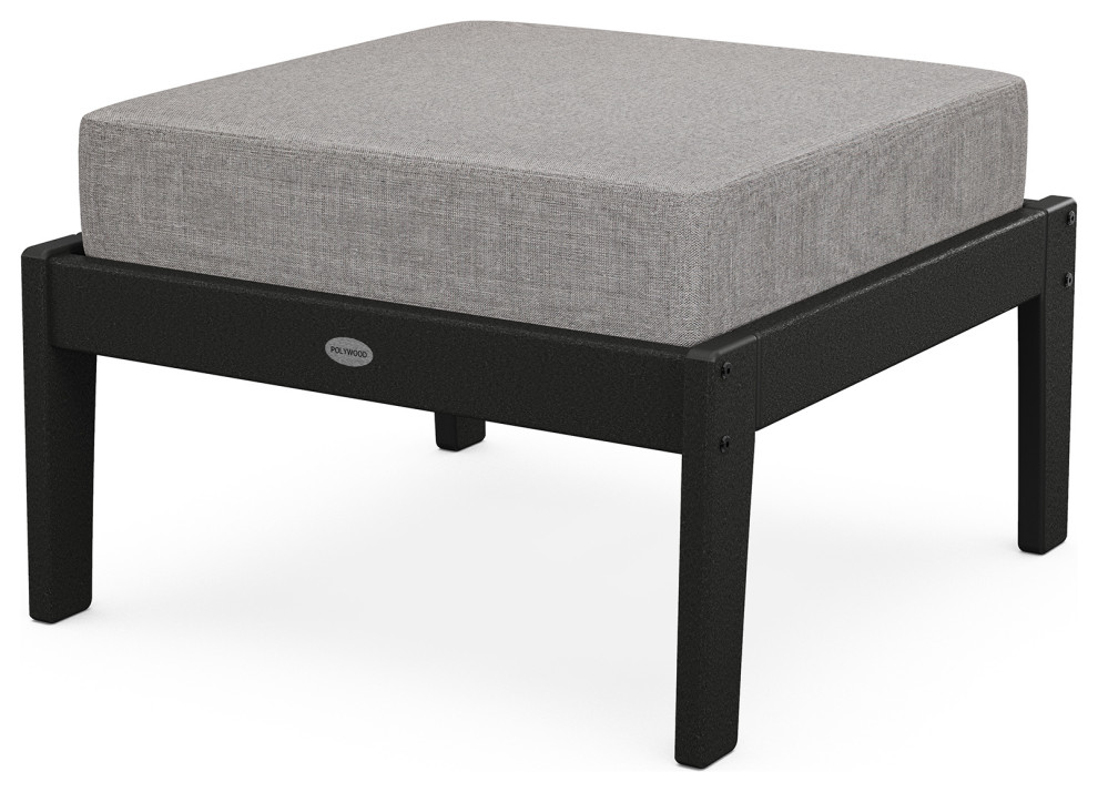 POLYWOOD Lakeside Deep Seating Ottoman Transitional Outdoor