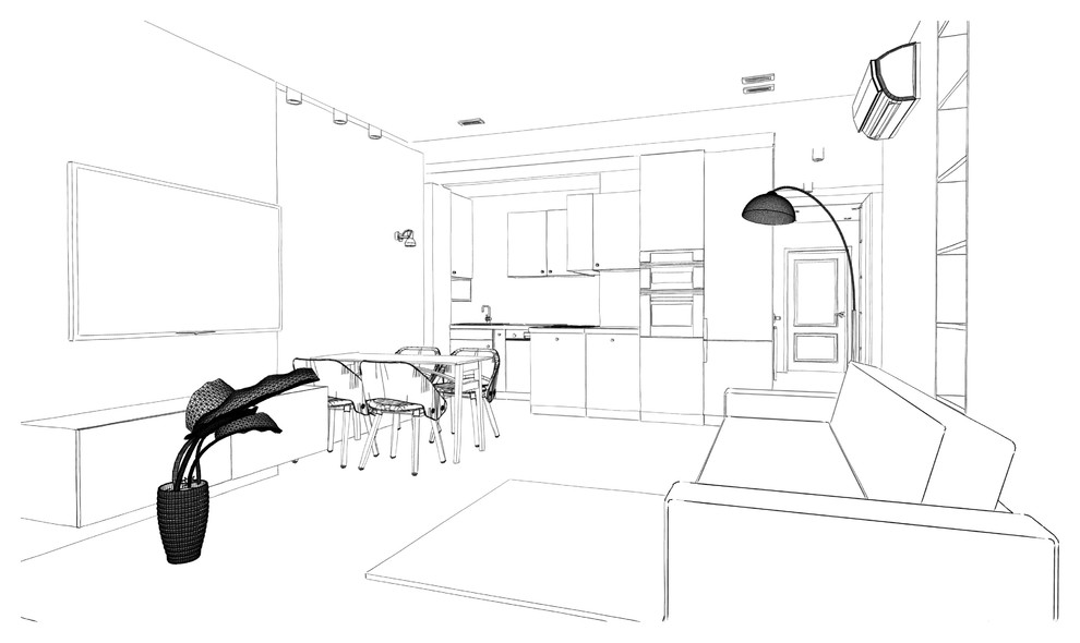 3д планировка интерьера