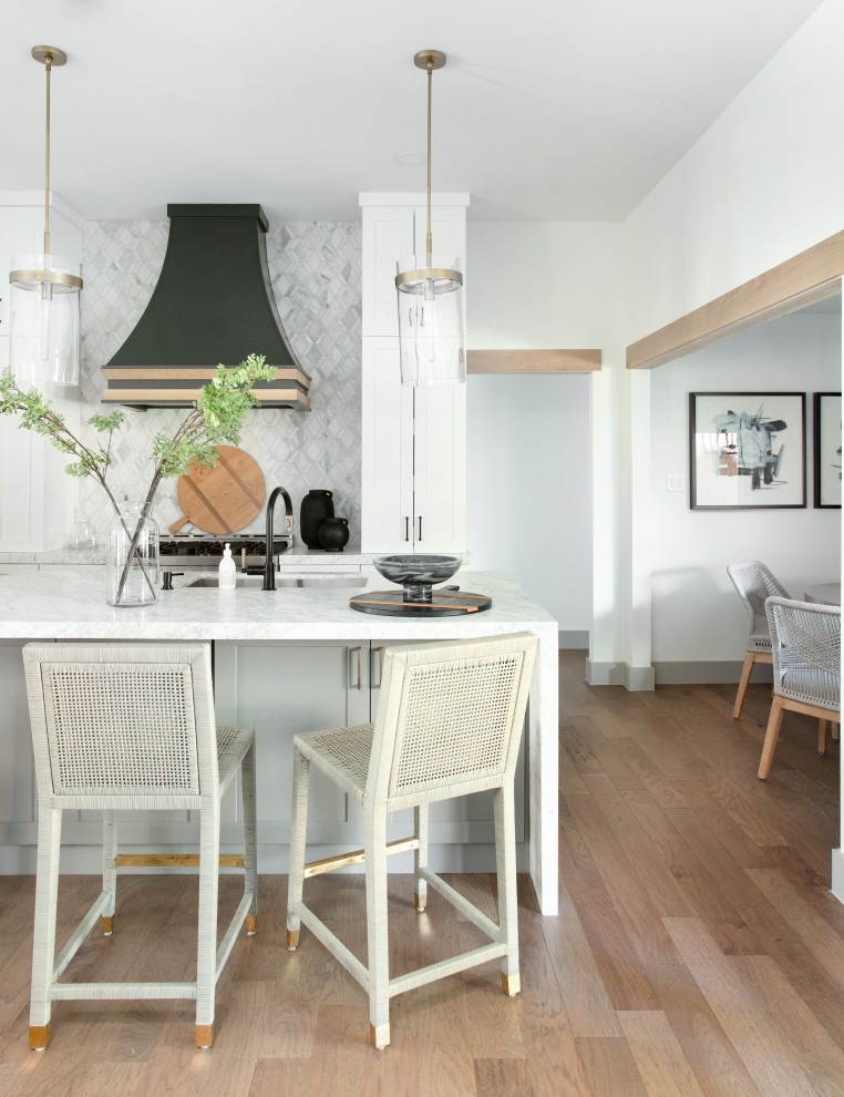 Kitchen - transitional kitchen idea in Dallas