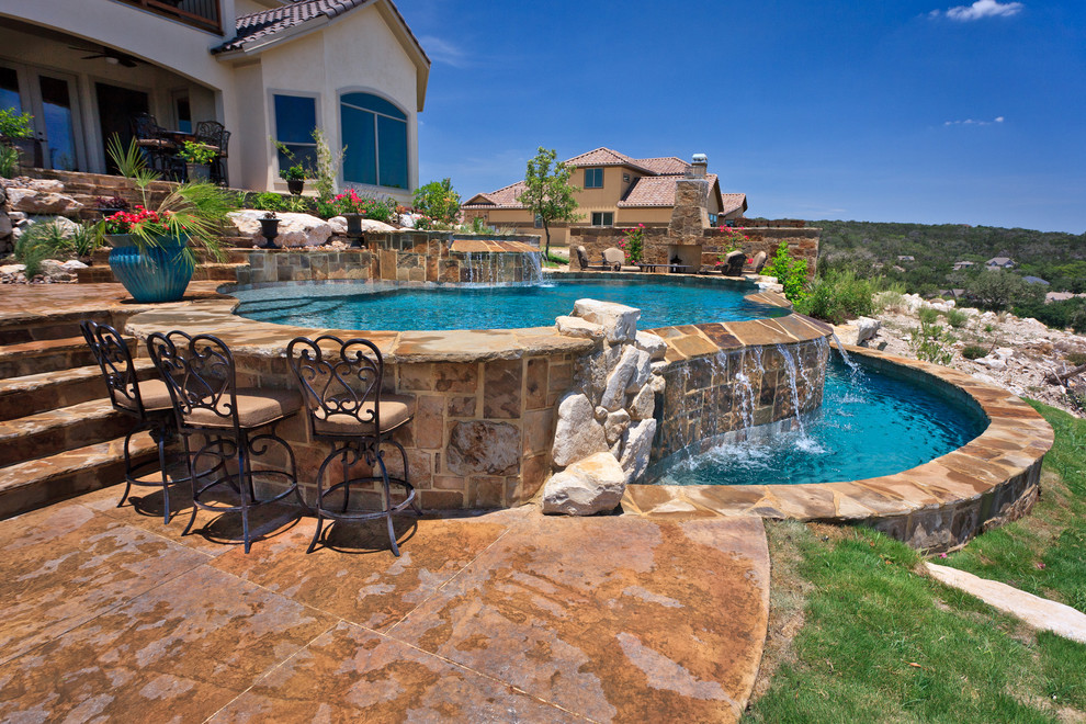 Traditional pool in Austin.