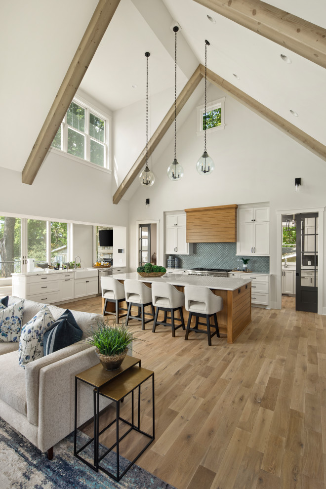 Minnetonka Lake Home - Beach Style - Kitchen - Minneapolis - by Laurie ...