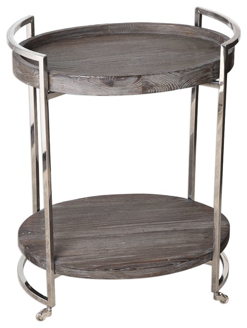 Uttermost Colin Wooden Serving Cart Contemporary Bar Carts By Uttermost Colin Wooden Serving Cart