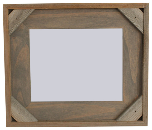 Cornerblock Frame, Frontier Series, 4"x6", Driftwood Grey