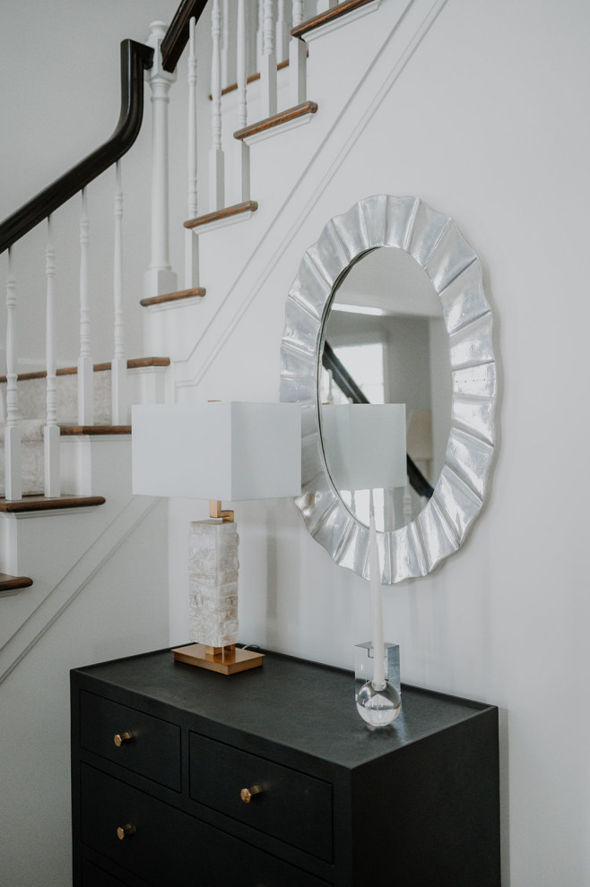 Home design - transitional home design idea in Cleveland