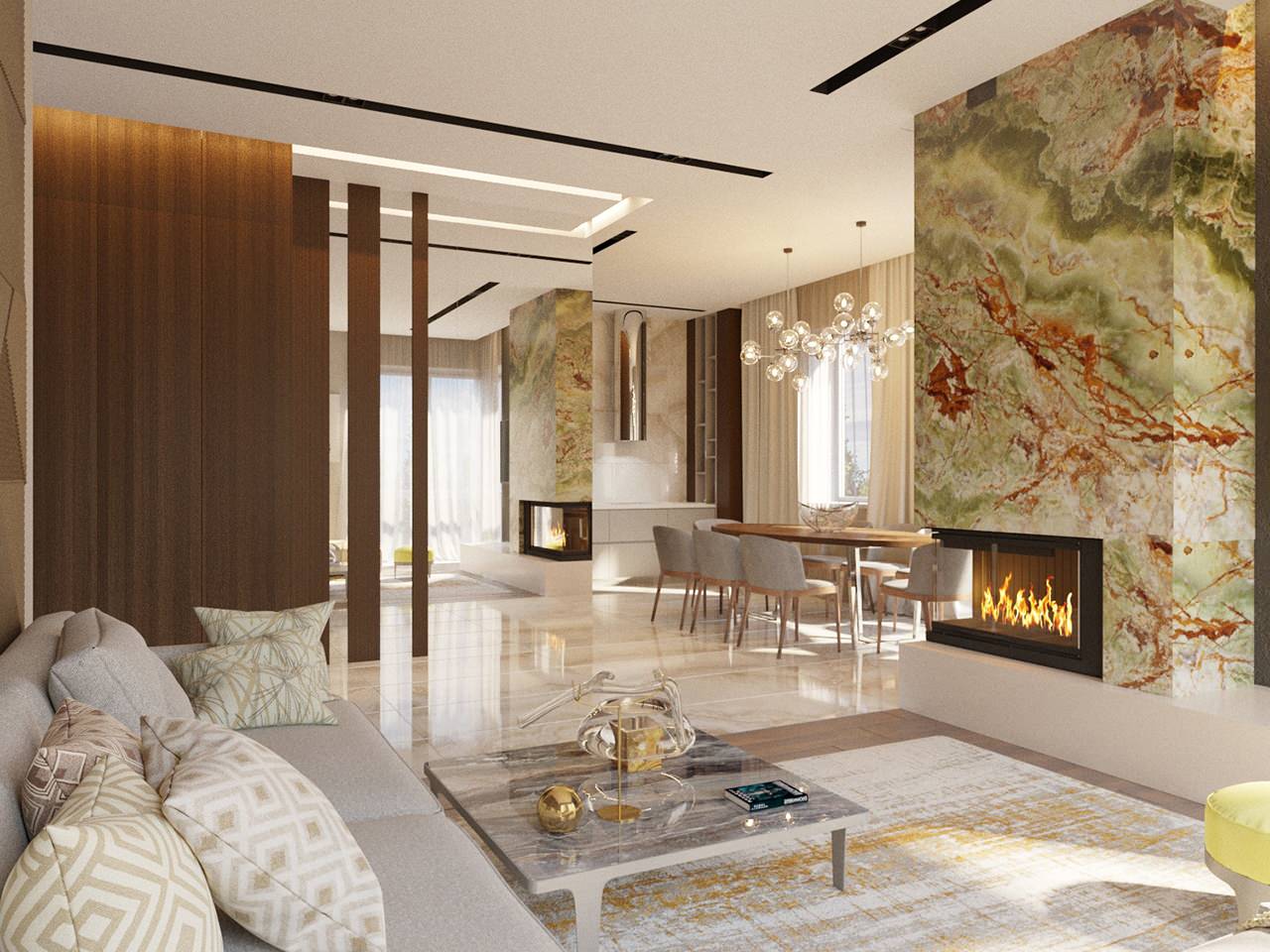 Дом в сосновом лесу