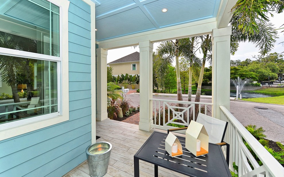 Coastal Craftsman Front Porch