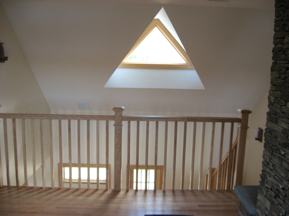 Example of a transitional hallway design in Providence