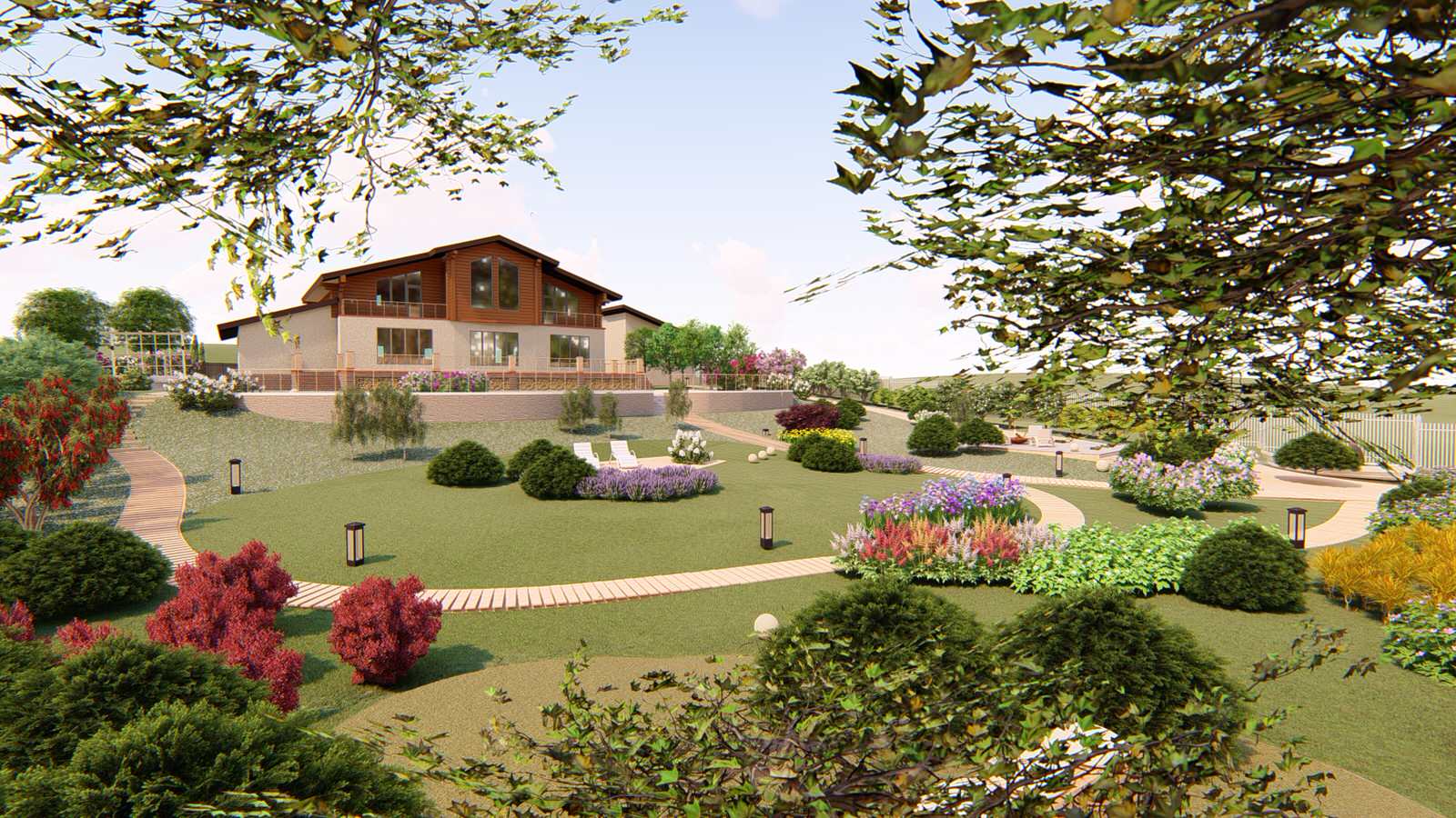 Проект ландшафтного благоустройства в посёлке Ушаково