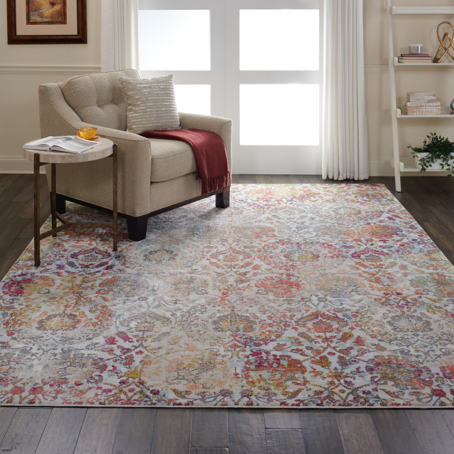 Nourison Global Vintage French Country Medallion Area Rug