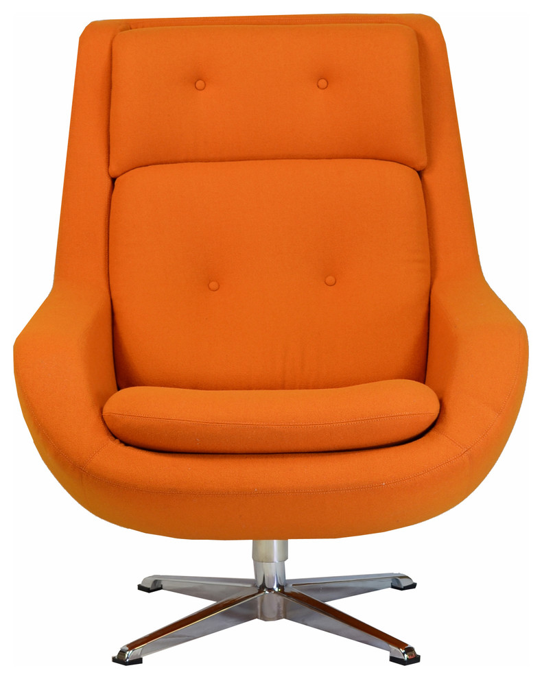 Commander Swivel Chair, Orange 