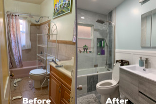 Kitchen and bathroom renovation in Elmhurst, Queens