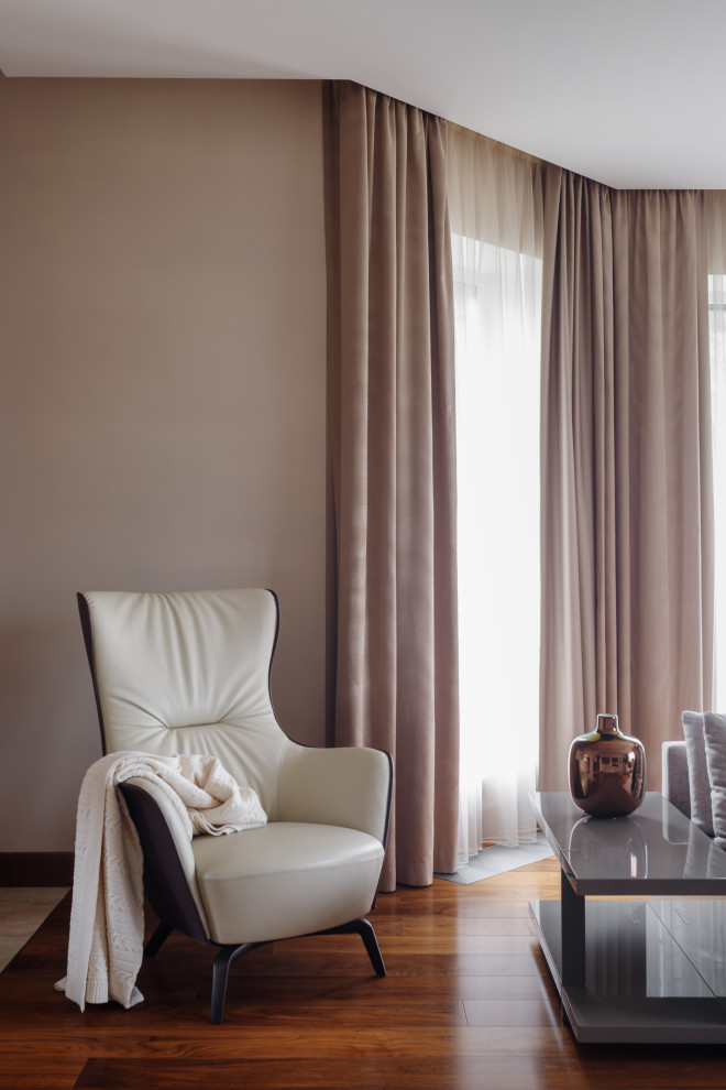 Гостиная в загородном доме в Подмосковье