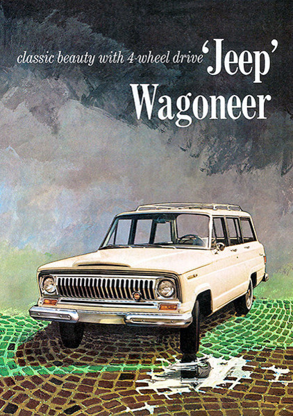 1963 Jeep Wagoneer ALL NEW ALL JEEP Original Print Ad-8.5 x 11"