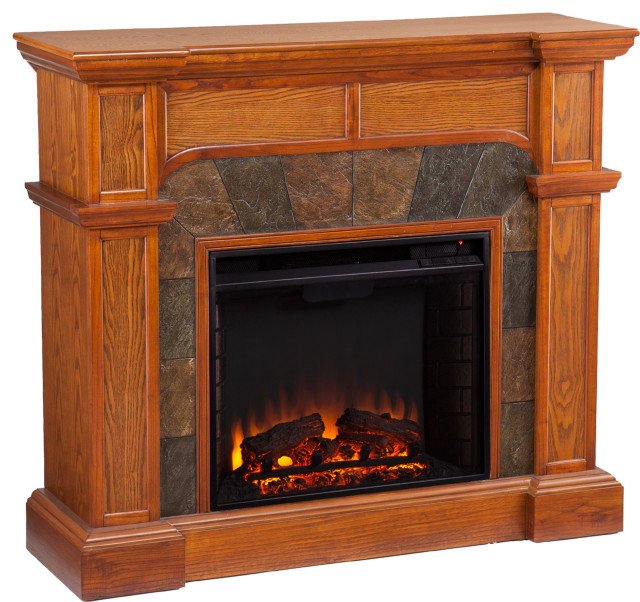 Joliet Convertible Electric Fireplace Traditional Indoor Fireplaces
