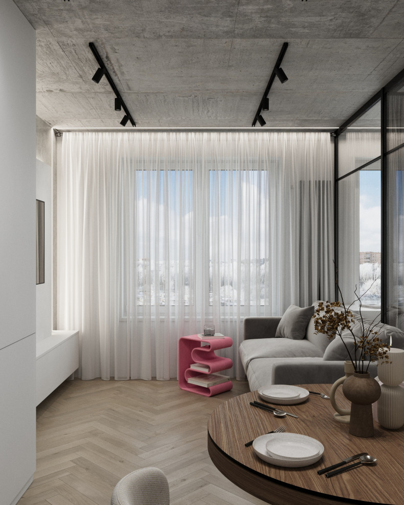 Кухня-гостиная в ЖК Западный Луч