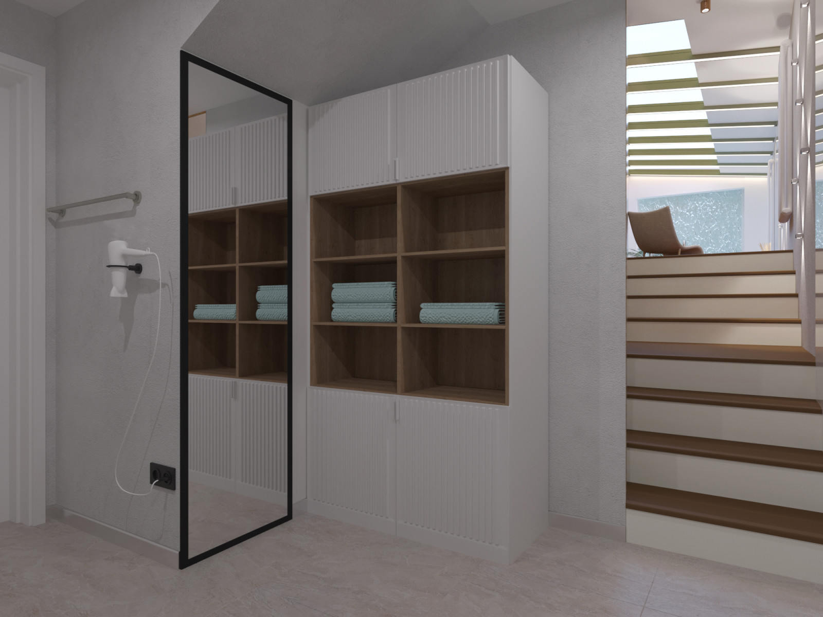 Бассейн в помещении уличного гаража