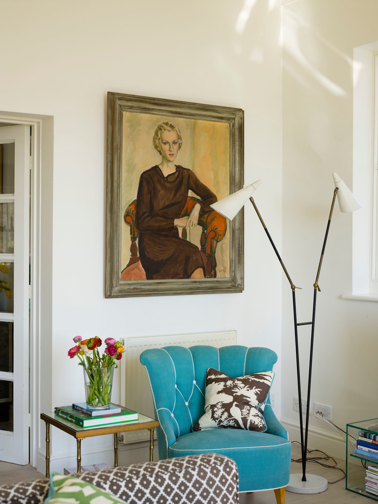 Inspiration for a bohemian living room in Sussex.