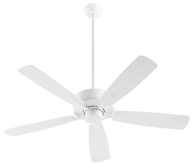 Ovation Patio 52 in. Outdoor Fan, Studio White Transitional Ceiling Fans by Lighting New