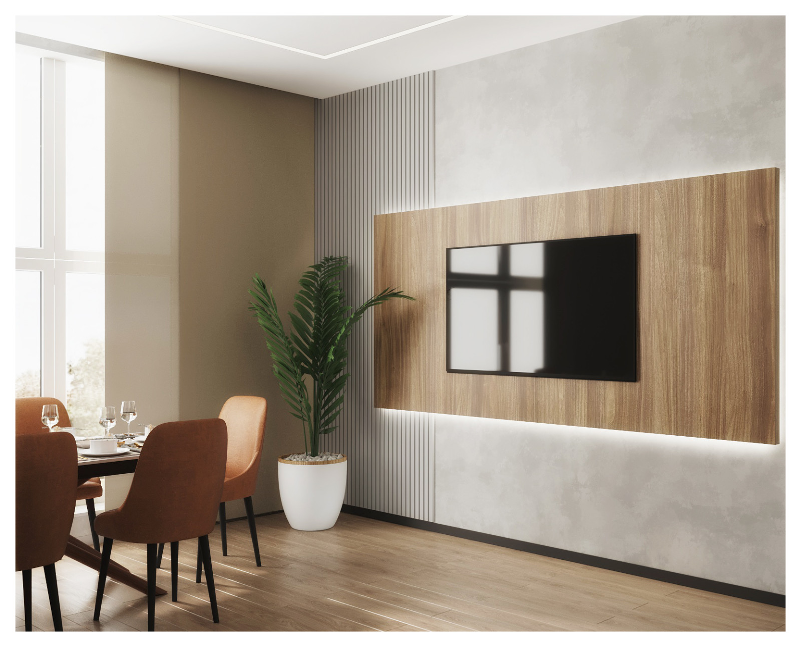 Проект для молодой семьи из 4-х человек в современном стиле