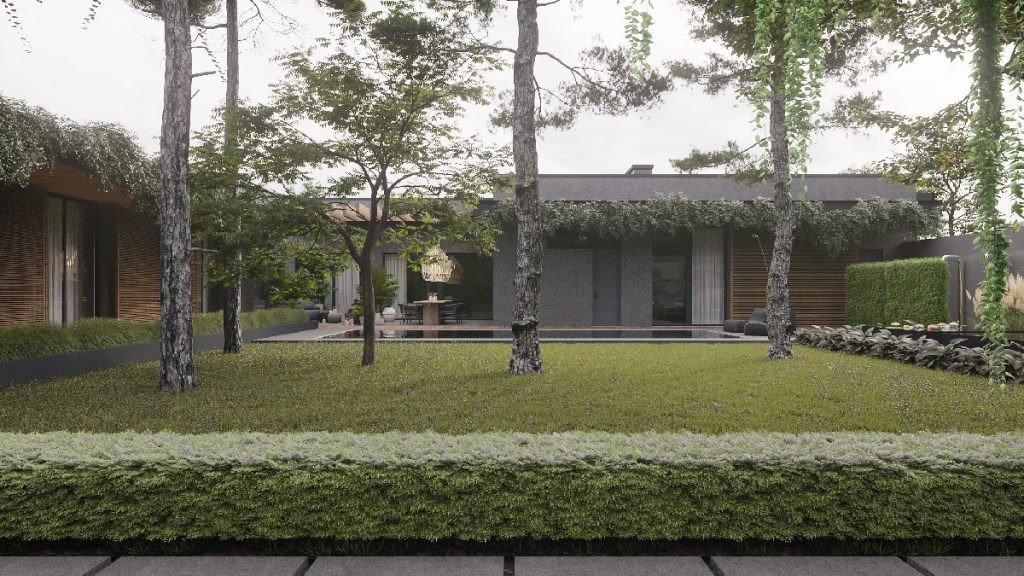 Частный дом в стиле Хай-Тек