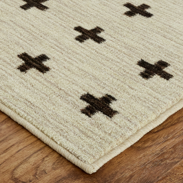 Sahana Scandinavian Cross Rug, 7'6x10' - Scandinavian - Area Rugs - by ...