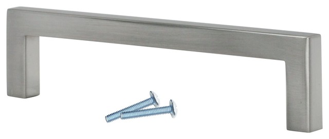 Centers Brushed Nickel Cabinet Pull, Industrial Cabinet Pulls Nickel