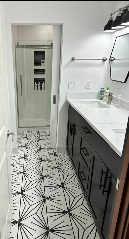 Hexagon Bathroom