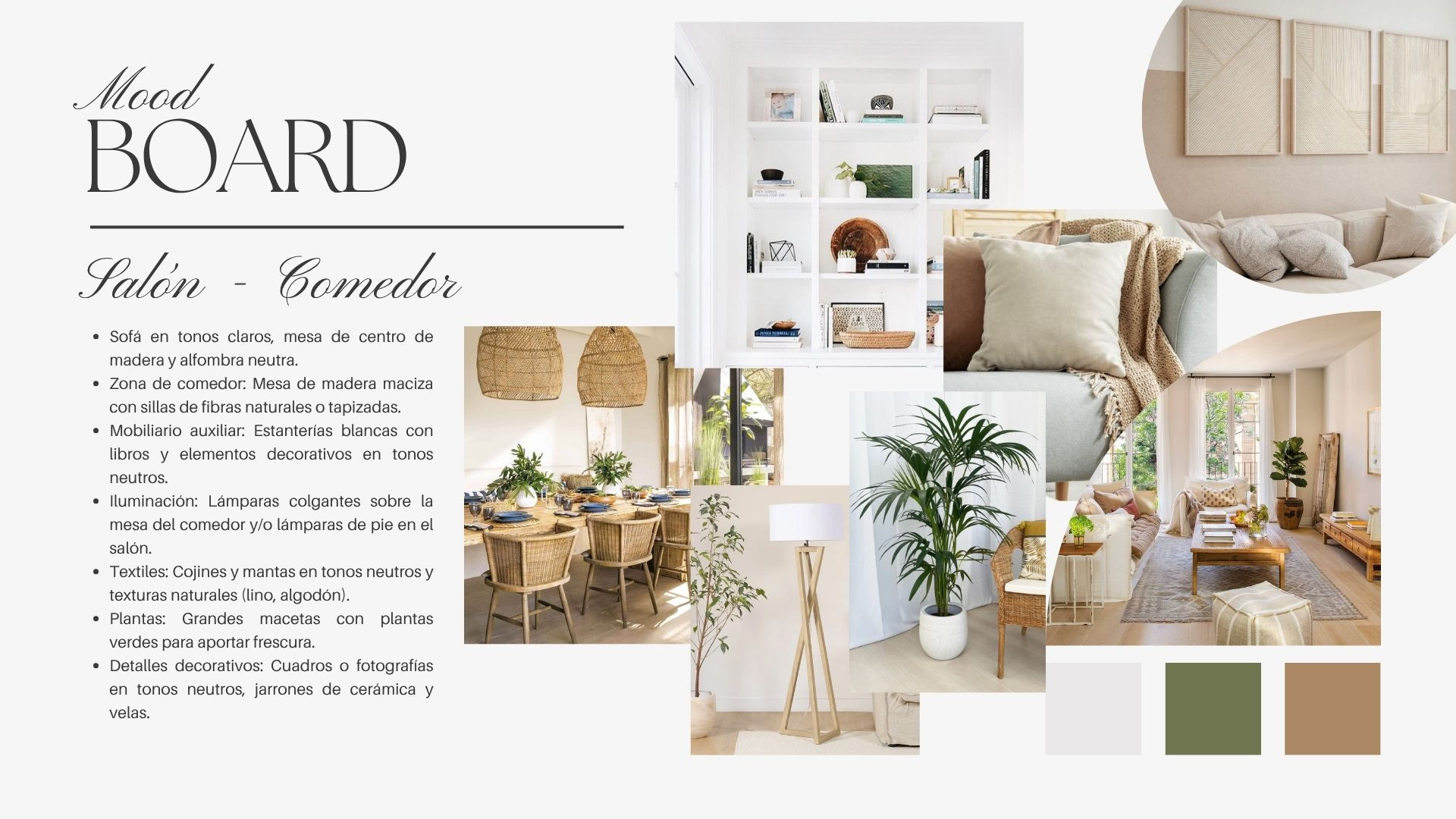 Moodboard - Salón-Comedor