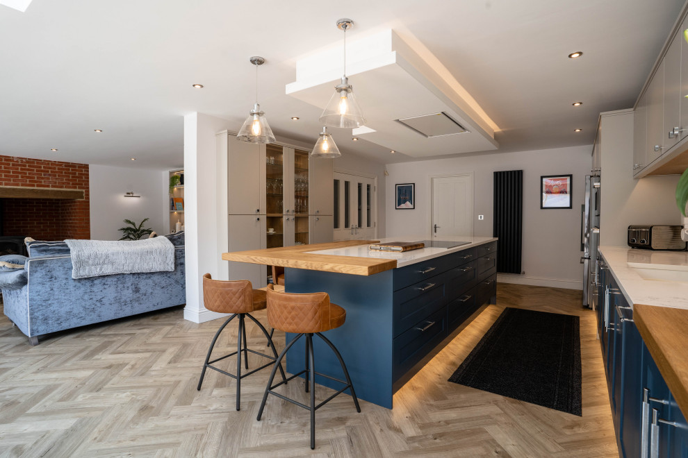 Open-Plan Kitchen, Utility and Reception Renovation - Colchester, Essex ...