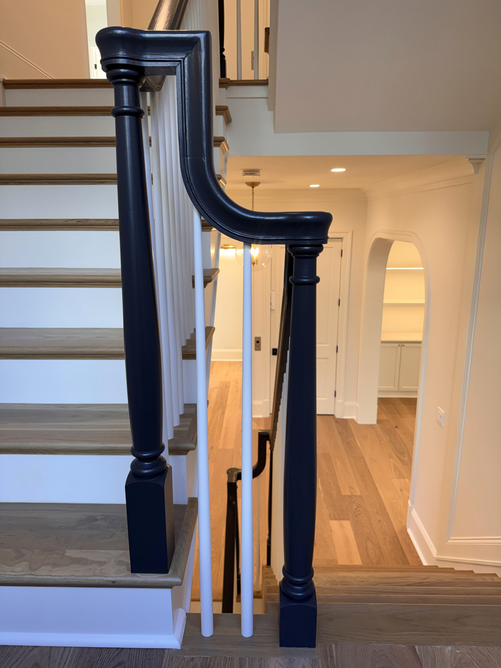 Project #160 | Traditional Box Stair with Gooseneck Handrail