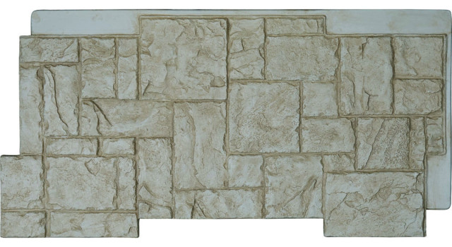Castle Rock Stacked Stone Stonewall Faux Stone Siding Panel Siding And Stone Veneer By Ekena Millwork Houzz