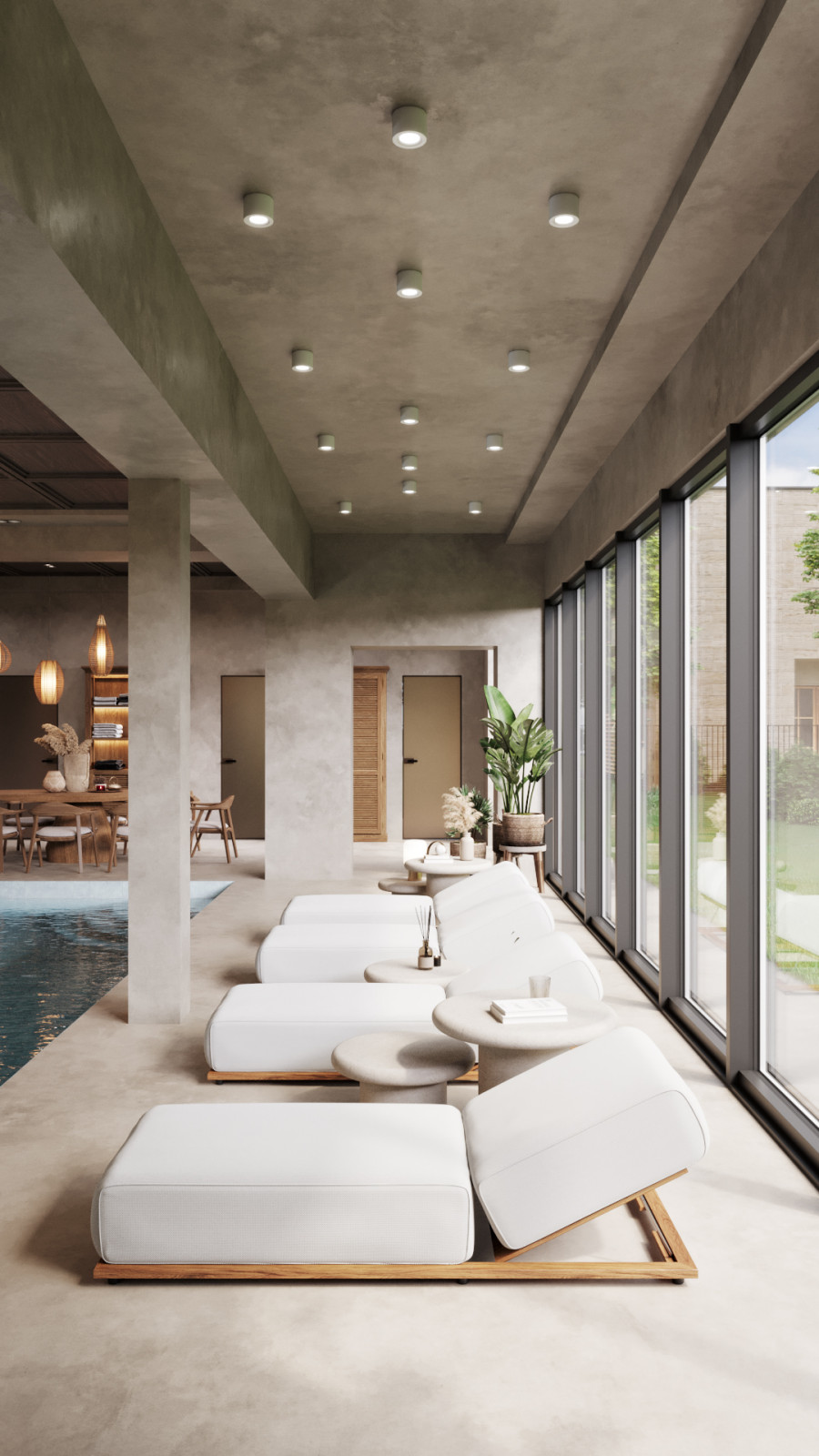 Бассейн в Ренессанс Парке