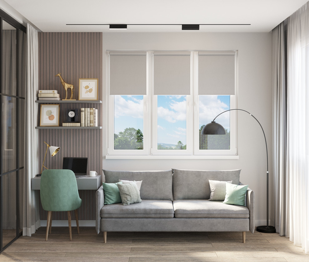 Дизайн-проект однокомнатной квартиры в современном стиле