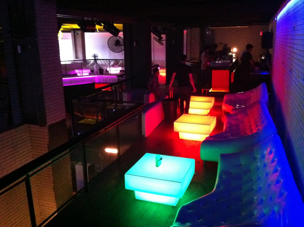 LED Square coffee table