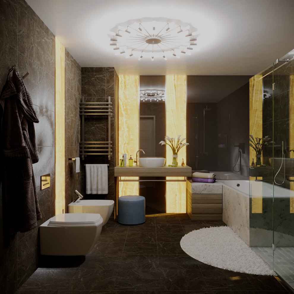 3d rendering bathroom