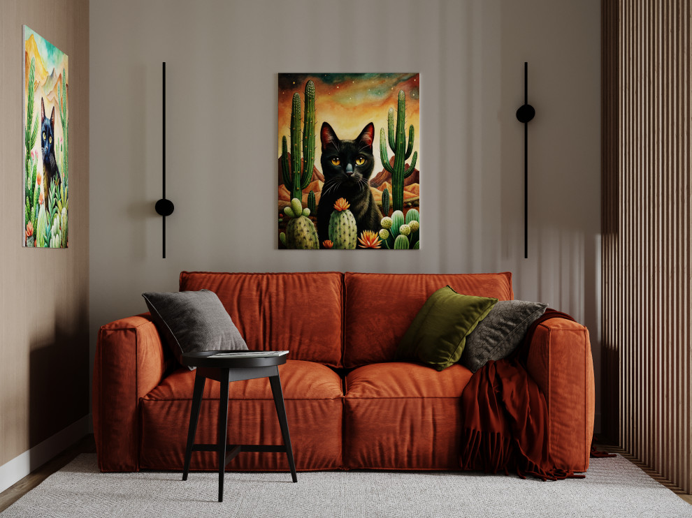 Визуализация интерьера гостиной-спальни