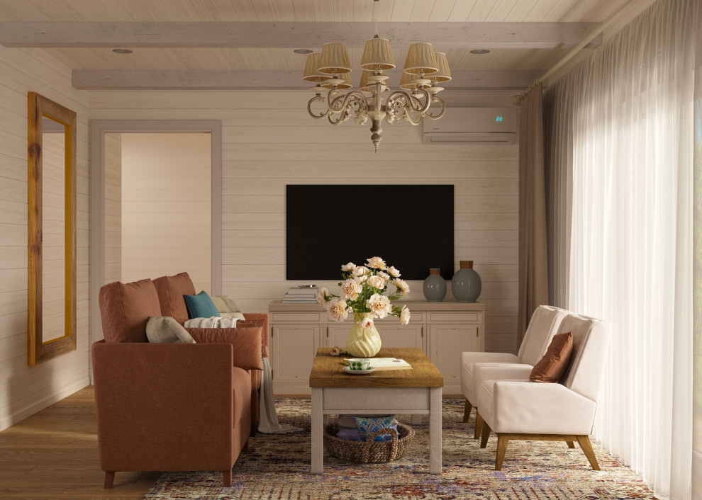 Гостиная в загородном доме