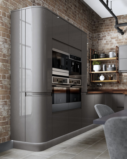 Sofia Graphite contemporary-kitchen